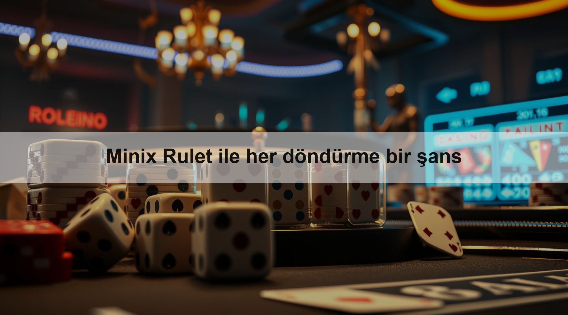 Minix Rulet ile her döndürme bir şans